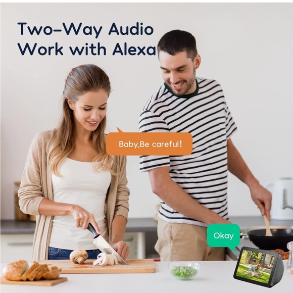 winees 2.4/5 GHz 4MP WiFiwColorNight Vision OutdoorSecurityCameraAlexa F2X Comp - Picture 10 of 13